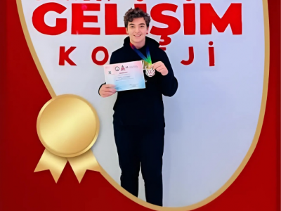 ULUSAL ANTALYA MATEMATİK OLİMPİYATLARI'NDA BRONZ MADALYA GELİŞİM KOLEJİ'NDEN!