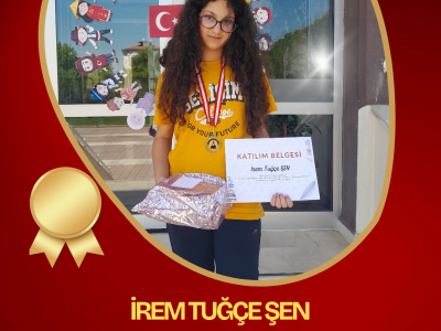KİTAP OKUMA YARIŞMASINDA MADALYA!