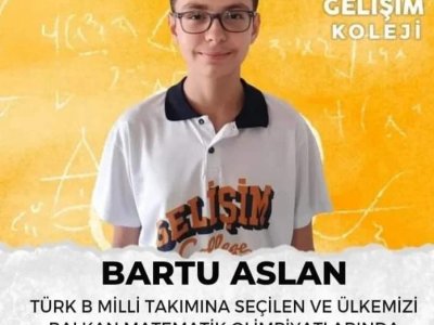 ÖĞRENCİMİZ MATEMATİK MİLLİ TAKIMINDA!