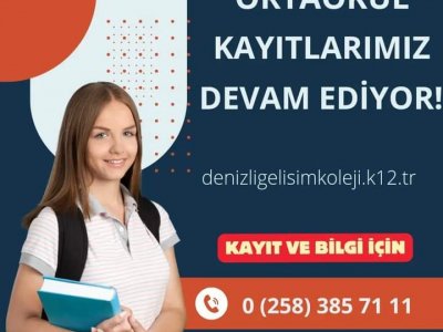 ORTAOKUL KAYITLARIMIZ DEVAM EDİYOR!