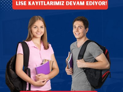 LİSE KAYITLARIMIZ DEVAM EDİYOR!