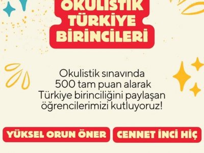OKULİSTİK TÜRKİYE BİRİNCİLERİ YİNE ÖZEL DENİZLİ GELİŞİM KOLEJİ'NDEN!