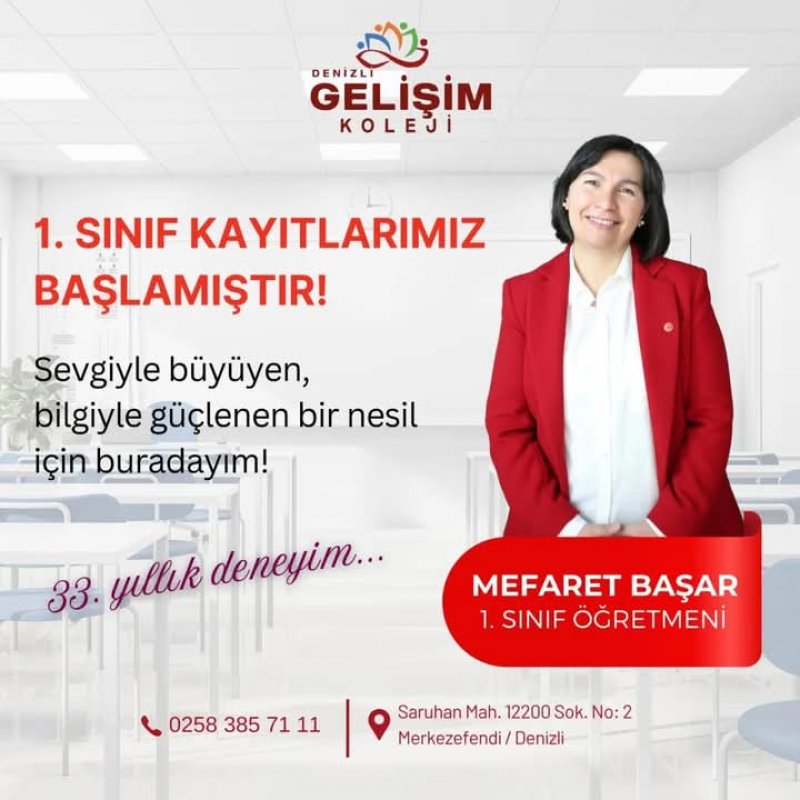 İLKOKUL 1. SINIF KAYITLARIMIZ DEVAM EDİYOR!
